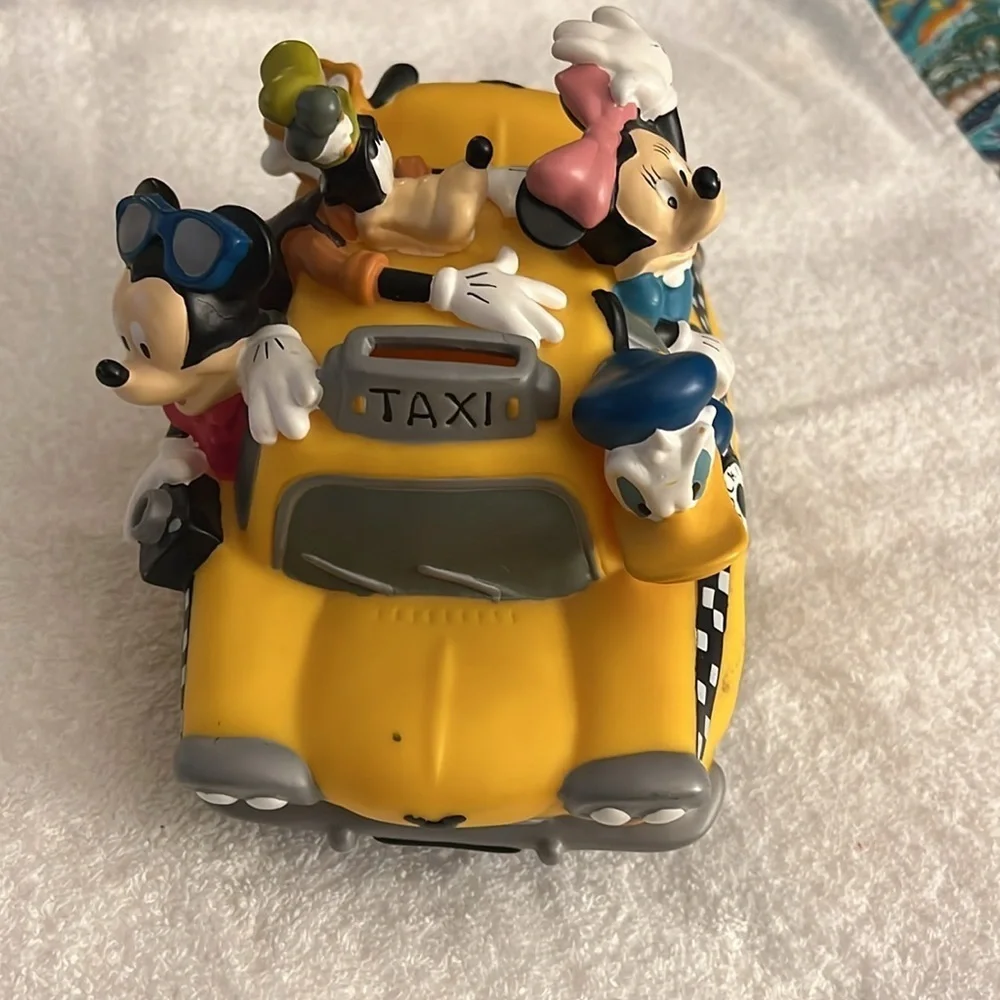 Vintage Disney Fab 5 Duck Cab Piggy Bank